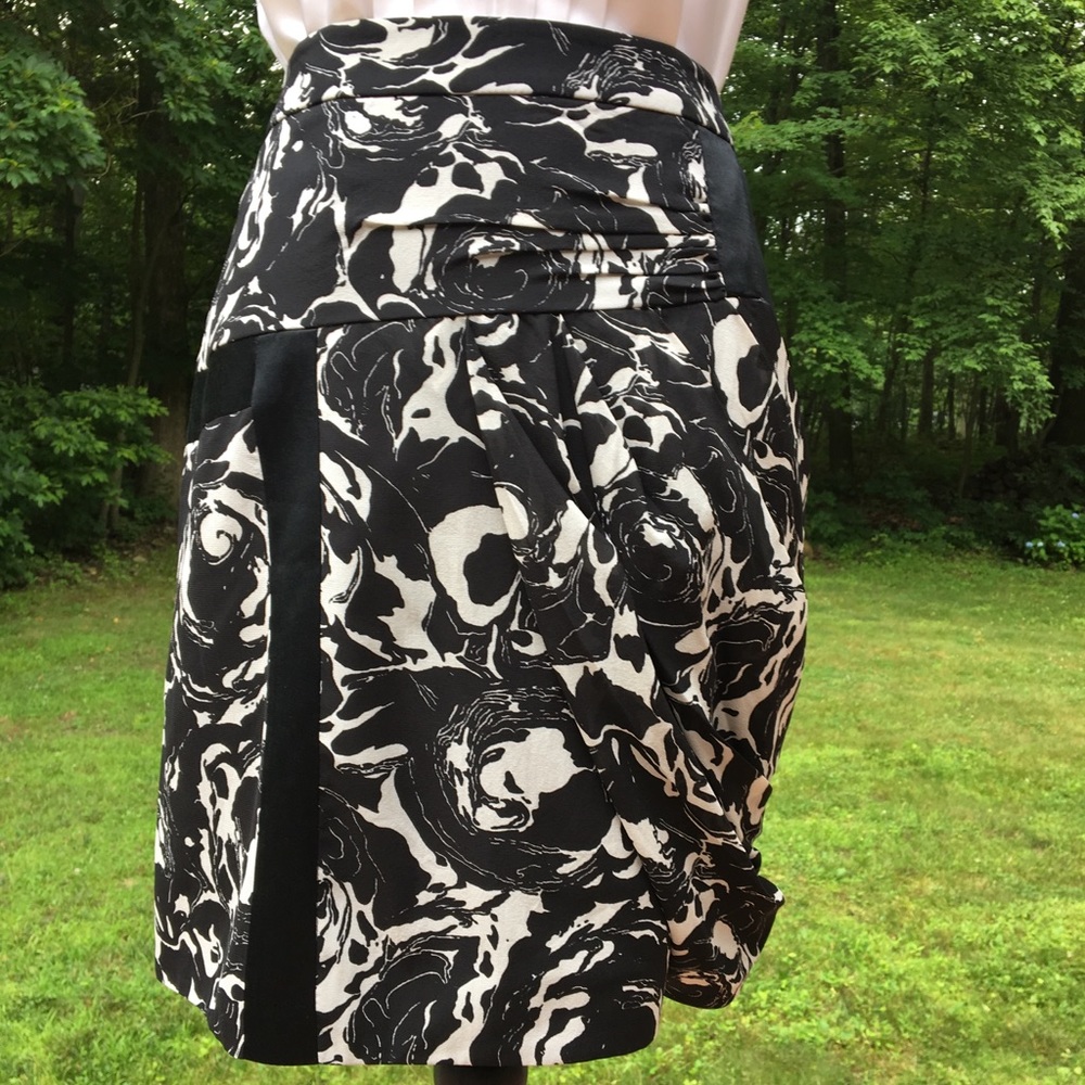 ANTHROPOLOGIE Silk “Winterbloom” Skirt - NEW - 14 - Picture 3 of 8